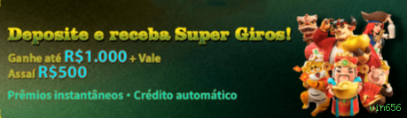 Bônus exclusivos membros VIP win656